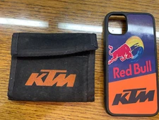 KTM RADICAL WALLET AND RED BULLL PHONE COVER