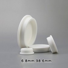Hole Plugs Silicone Rubber Blanking End Cap Pipe Inserts Bungs 6.8-98.6mm White