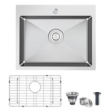 POPFLY 23 Inch Drop in Kitchen Sink, 23&times;18 23 x 18 x 9 Inch-D, SInk