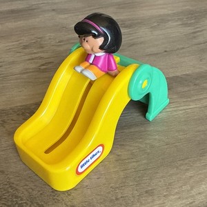Vintage 2004 Little Tikes Dollhouse Girl On Slide Burger King Toy 0222!