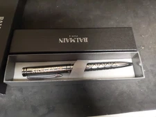 Vintage CBS News Pen, Silver Color, Collectible Network TV Ballpoint