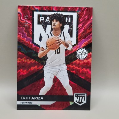 2026 Panini National - Tajh Ariza - #NIL12 Red Parallel Promo #d /75