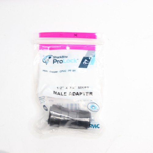 SharkBite Male Adapter Fitting Plastic 1/2" Push-to-Connect x 3/4" MIP