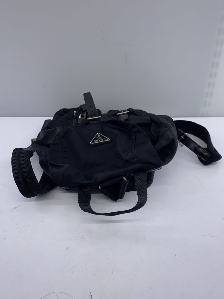PRADA Backpack Nylon BLK Solid 1BZ811 - image 4