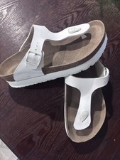 Papillio Women s White Thong Sandals US 10 St...