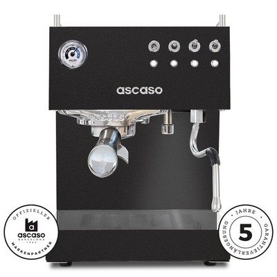 Espressomaschine Ascaso Steel Duo Dualthermoblock Schwarz matt