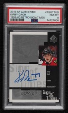 2019-20 SP Authentic 1999-00 Retro Sign of the Times Kirby Dach PSA 8 Auto 0u34