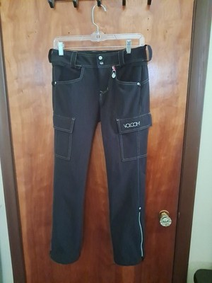 VOLCOM Snowboard/Ski Pant Womens Black 30x28 Cargo Zip Tech