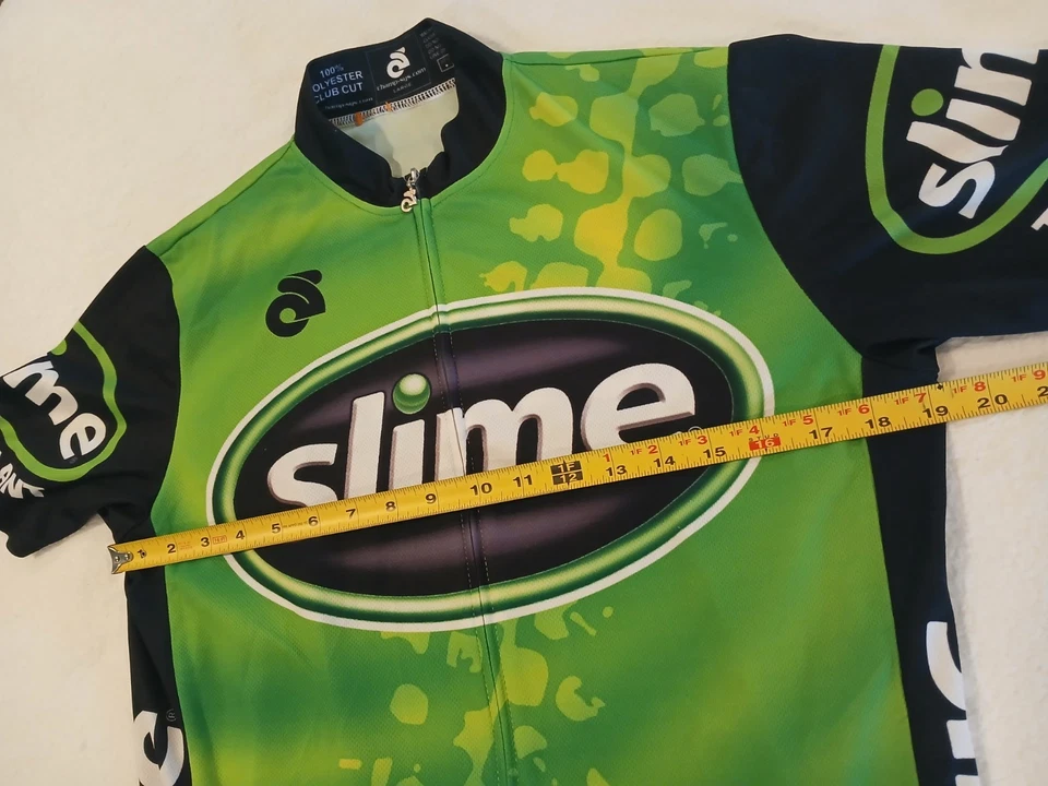 CAMISETA DE CICLISMO CHAMPSYS.COM Slime Negra Y Verde Talla -L Multicolor Foto 3 de 4