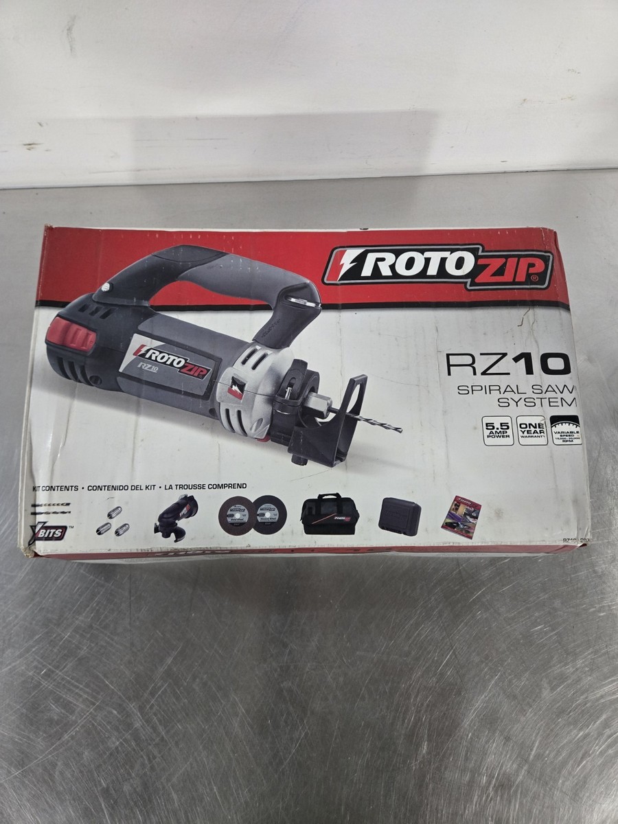 Roto Zip RZ10 Spiral Saw System with Right Angle Attachment | eBay