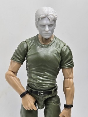 3d Printed REBEL CYBORG HUNTER HEAD 1:18 3 3/4'' GI Joe 25th Anniversary B106