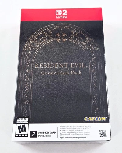 RESIDENT EVIL 7-8-9 GENERATION PACK NEW SEALED 2025 Authentic Nintendo Switch 2