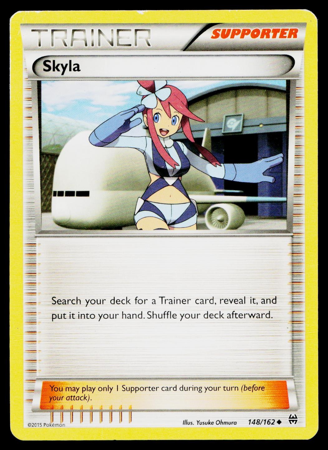 Skyla 148/162 Uncommon BREAKthrough Pokemon Moderately Played