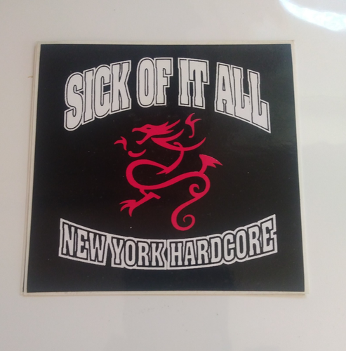 sick of it all - new york hardcore - the band - sticker - brand new