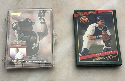 #ad 1995 National Packtime amp; 1994 Post Baseball Card Insert Oddball Sets $17.88