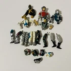 Vintage 1980s GI Joe Figure Parts Lot Broken Incomplete Hasbro Accessories