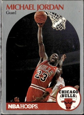 1990-91 NBA Hoops - Michael Jordan #65 Chicago Bulls