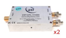 Lot of 2 ETL DC & 10Mhz Passport 7dB Coupling L-Band 850-2150Mhz CST-CPL-111053
