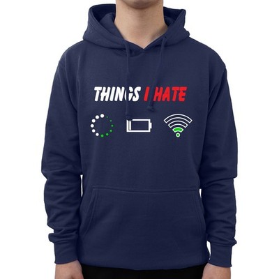 Things I Hate Sarcastic Nerd Programmer Computer Geek & Gamer Kinder Unisex Hoodie