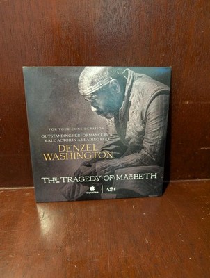 The Tragedy of MacBeth DVD  FYC Rare Hard To Find Apple+ A24 Screener