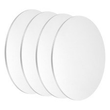 4Pcs Aluminum Disc 3" 80mm Dia 0.06" 1.5mm Thick Round 5052 Aluminum Sheets