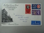 GB FDC 1961 Post Office Savings bank POSB Wisbech cds airmail H/W