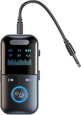 Bluetooth 5.4 Audio Transmitter Receiver, 4-in-1 Wireless Transmitter... 