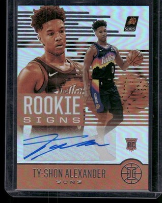 2020-21 Panini Illusions #RS-TSA Ty-Shon Alexander Rookie Signs
