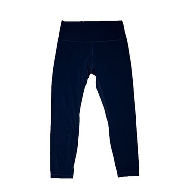 LULULEMON Align Pant II 25'' Legging True Navy Blue Size 10 W5DEPS Athleisure