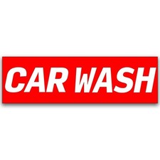 Car Wash Vinyl Banner with Optional Sizes (Made in the USA)