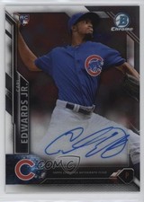 2016 Bowman Chrome Rookie Carl Edwards Jr #CRA-CE Auto RC sh7