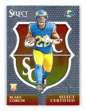 2024 Panini Select Football #25 Blake Corum RC Select Certified Rookies Rams