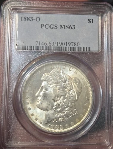1883-O Morgan Dollar - $1 - PCGS MS63