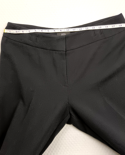 Schwarze Hose Größe 18 ausgestellt weites Bein schick Büro Arbeit Schule dehnbar von M&S - Bild 4 von 11