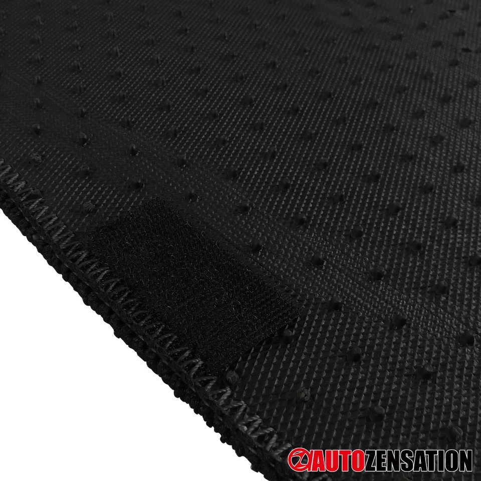 Fit 1994-2004 Ford Mustang Black Nylon Front+Rear Floor Mats Carpet 4PC Foto 4 de 4