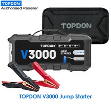 Topdon JS3000 3000A Car Jump Starter 24000mAh 12V Power Bank Battery Booster