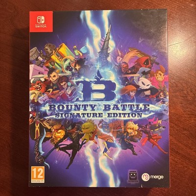 Bounty Battle Signature Edition (Switch) NEW SEALED W/COIN+CARD, MINT, RARE SEG!