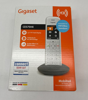 Gigaset CE575HX DECT Telefone Silber OVP  #TK1095A