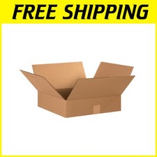 25-Pack Shipping Boxes 15"x15"x4" - Moving, Mailing, Packing