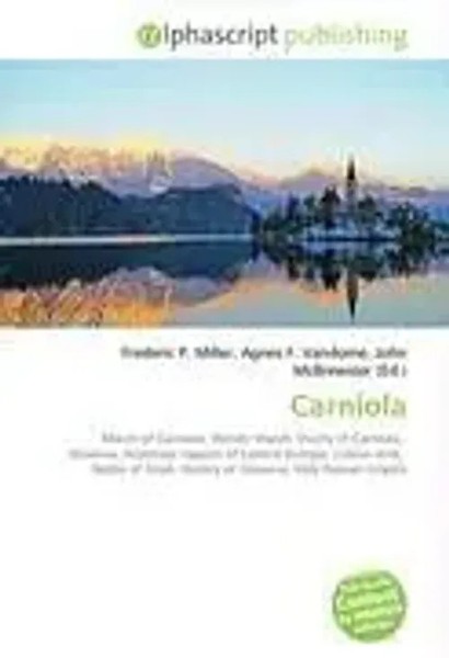 Carniola Frederic P. Miller (U. A.) Taschenbuch Englisch 2026 OmniScriptum-image