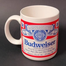 Rare Vintage Collectible Budweiser Mug Anheuser Busch Mug Excellent Pre-owned 