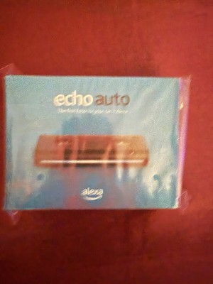 Echo Auto Smart Car Speaker with Alexa-Hands Free Shipping New Sealed