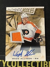 2021 SP Game Used Authentic Rookies Gold Jersey /99 Wade Allison #132 Auto