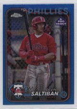 2024 Topps Pro Debut Chrome Blue Refractor /150 Devin Saltiban #PDC-179 tj1