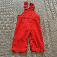 Vintage Buster Brown Red Corduroy Overalls 6/9M