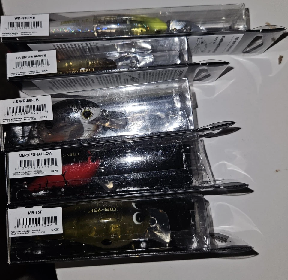 3 Shimano Flash Jerk Boost, 2 Crankbaits Shimano Perfecto Estado. Foto 2 de 3