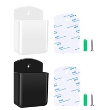 2-Pack Self-Adhesive Wall Mount Remote Control Holder TV AC Organizer Home Use