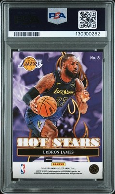 2024 PANINI SELECT HOT STARS #8 LEBRON JAMES PSA 10 | eBay