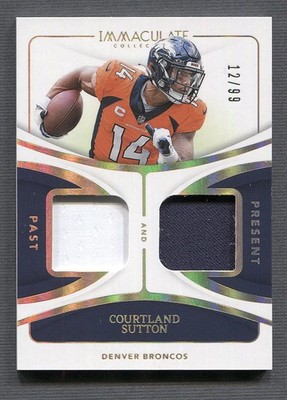 2024 Immaculate Collection Past and Present Materials Courtland Sutton /99