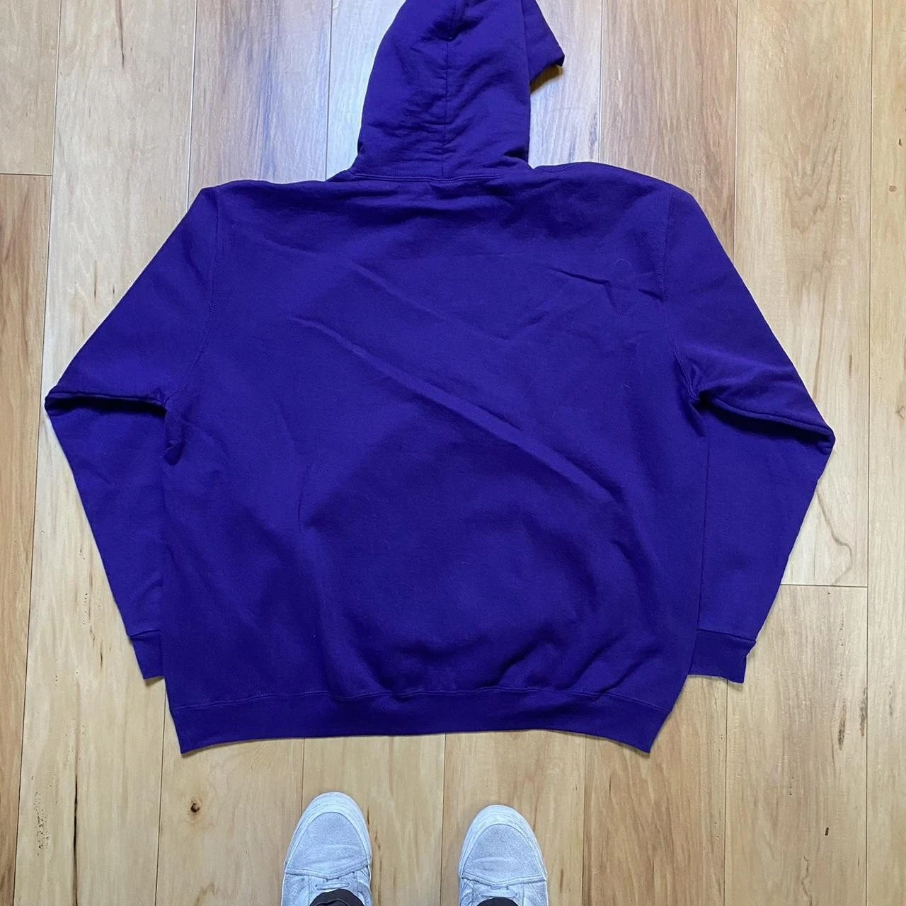 VETEMENTS Baltimore Ravens Nfl Team Apparel Viola Pullover Felpa con Cappuccio Uomo Taglia 2Xl